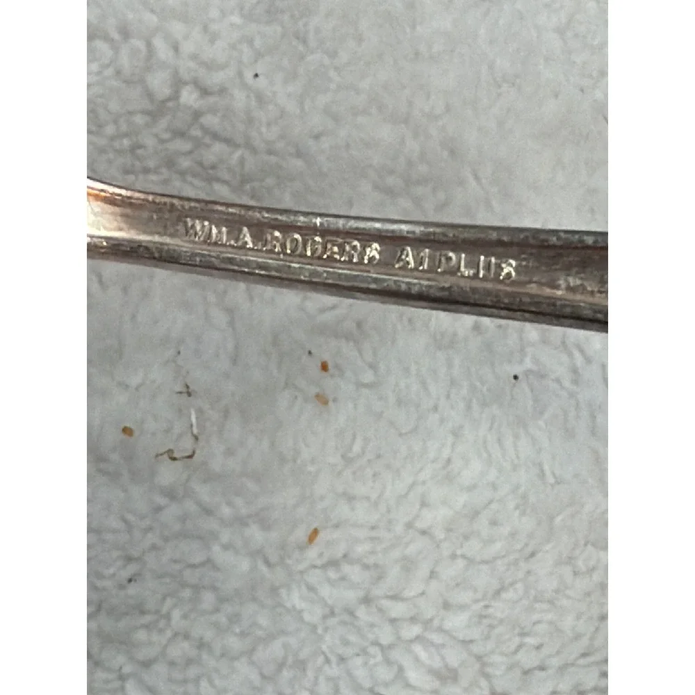 Wm. A. Rogers Oneida‎ Teaspoons Set of 6 Silverplate Rosalie Vintage Flatware
